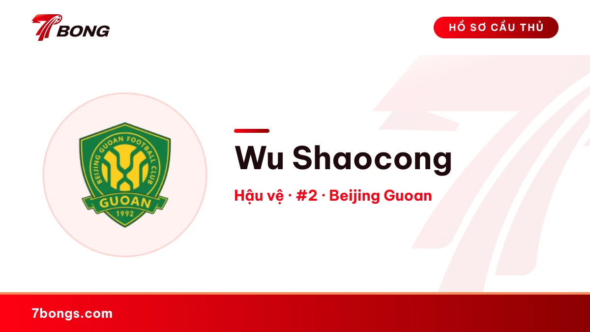 Wu Shaocong — Beijing Guoan