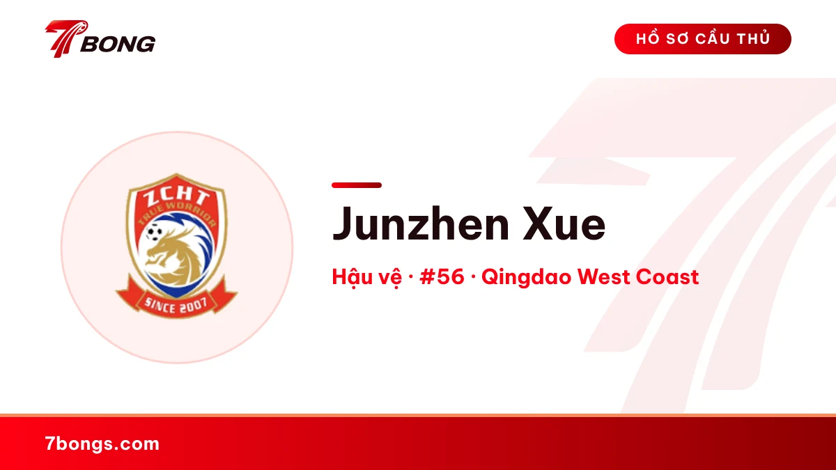 Junzhen Xue — Qingdao West Coast