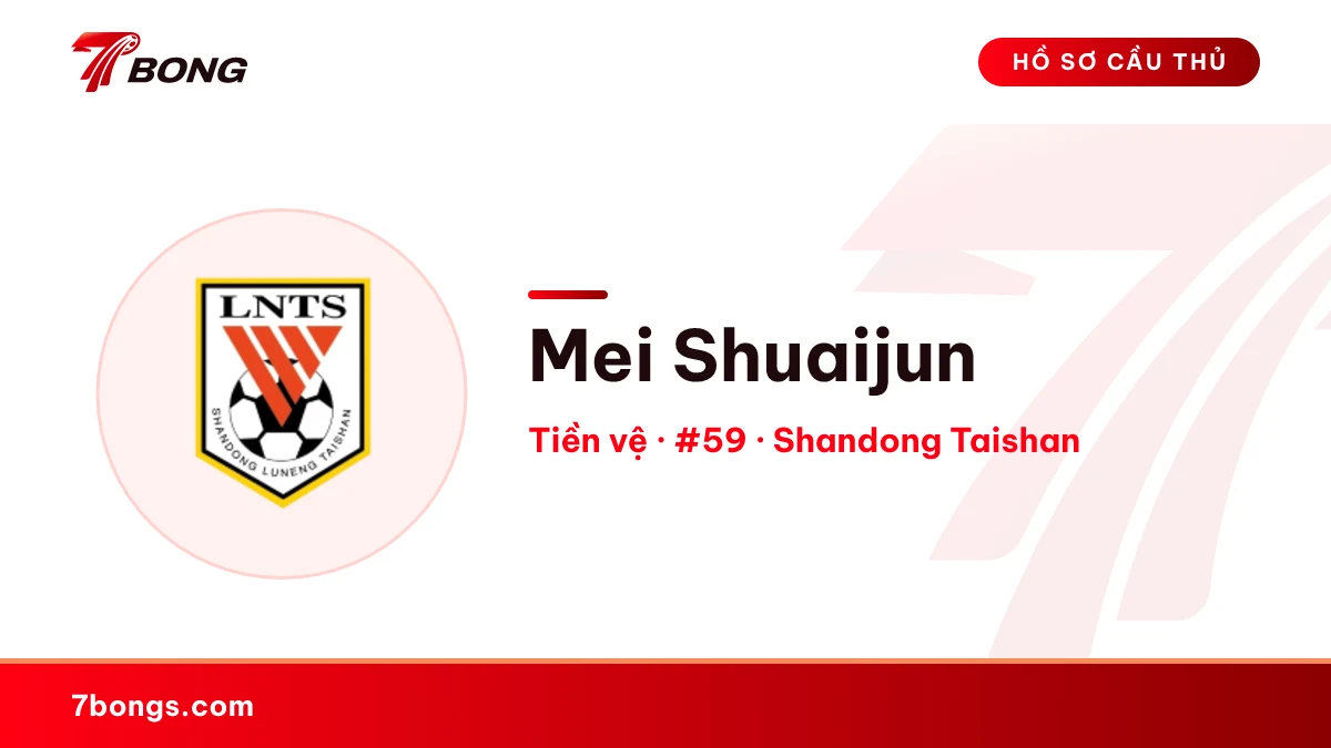 Mei Shuaijun — Shandong Taishan