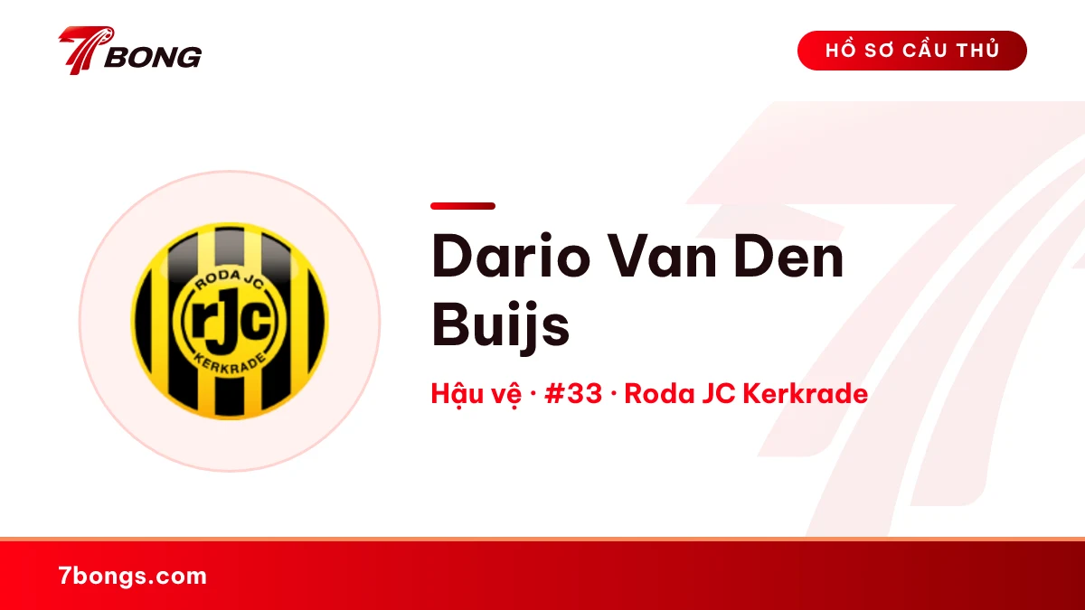 Dario Van Den Buijs — Roda JC Kerkrade