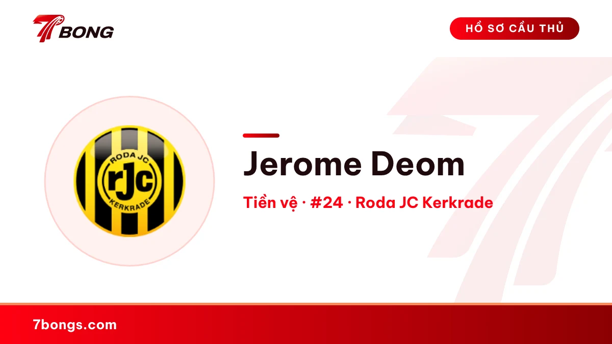 Jerome Deom — Roda JC Kerkrade