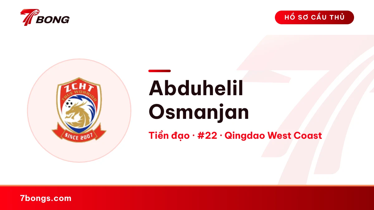 Abduhelil Osmanjan — Qingdao West Coast