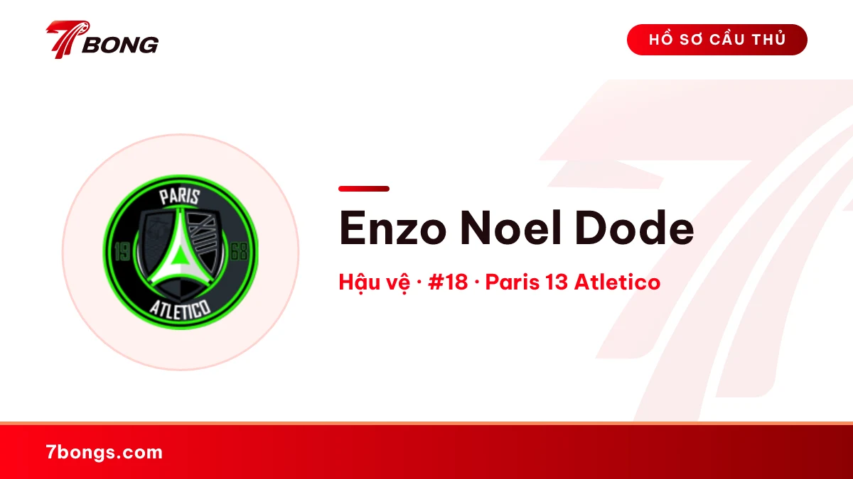 Enzo Noel Dode — Paris 13 Atletico