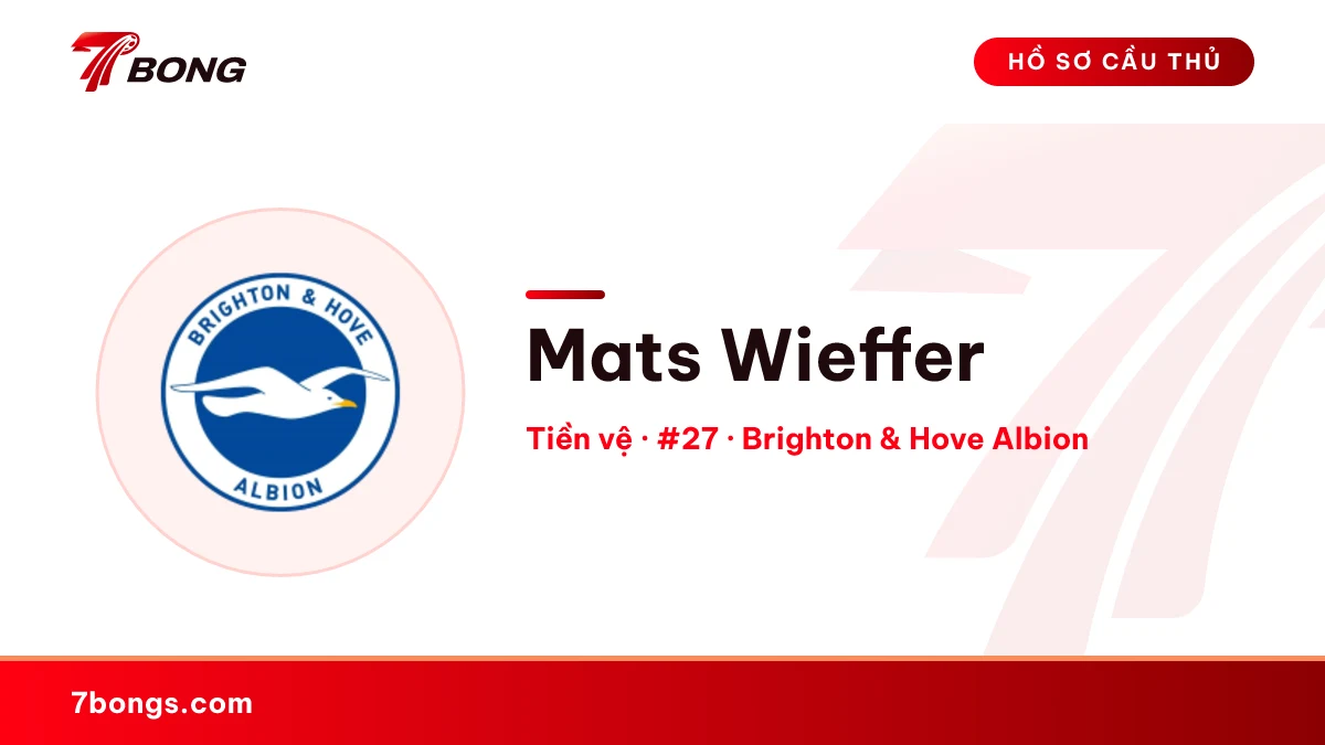 Mats Wieffer — Brighton & Hove Albion