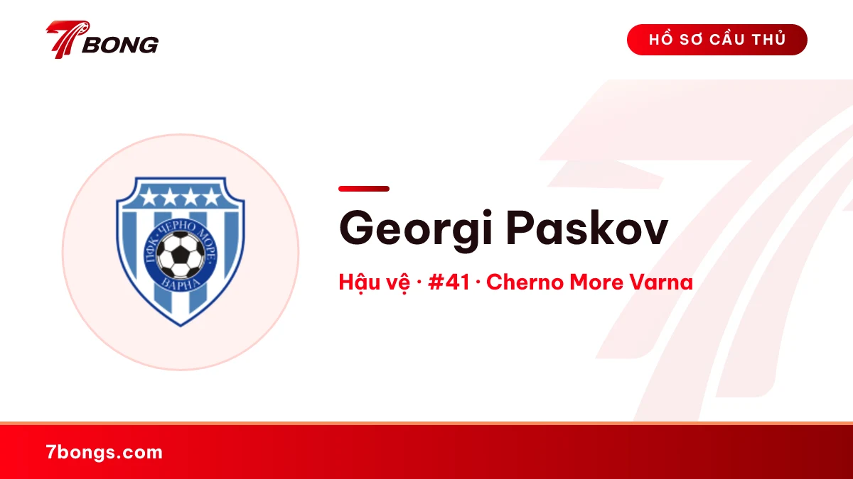 Georgi Paskov — Cherno More Varna