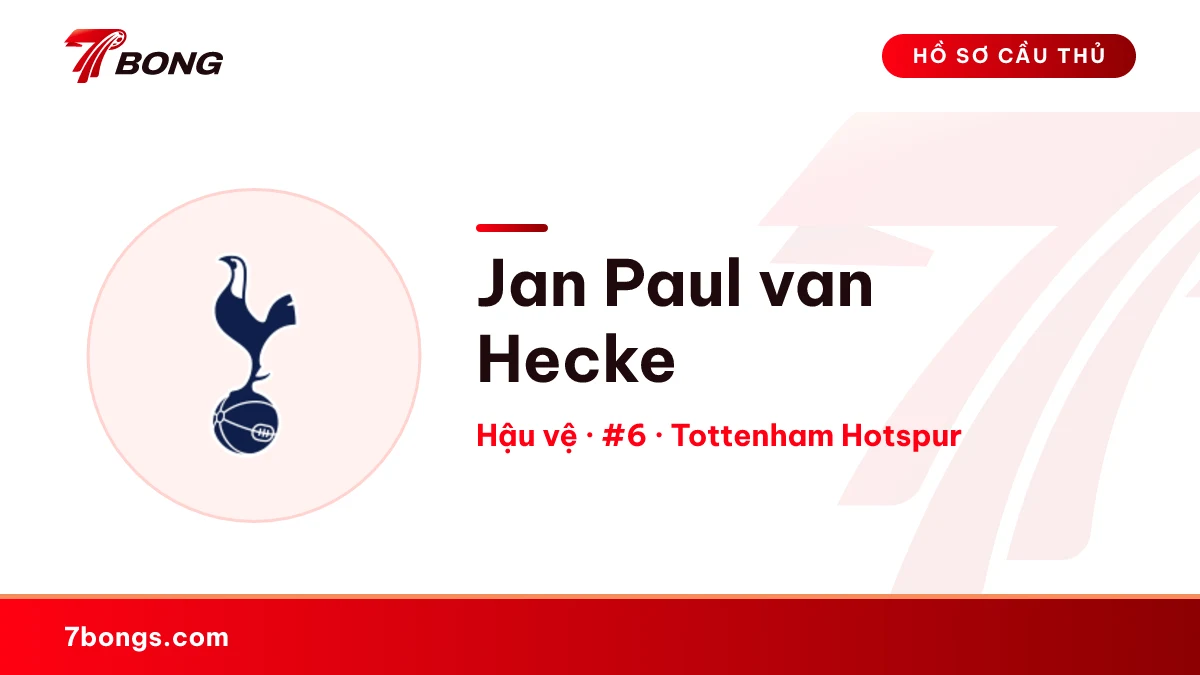 Jan Paul van Hecke — Tottenham Hotspur