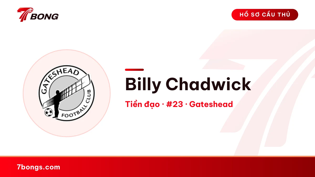 Billy Chadwick — Gateshead