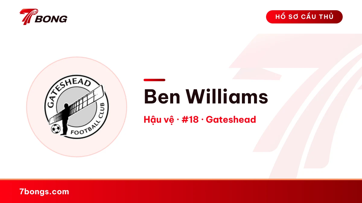 Ben Williams — Gateshead