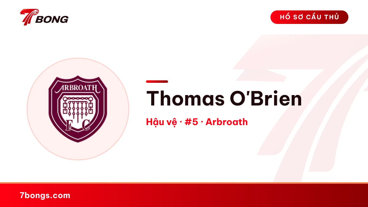 Thomas O'Brien — Arbroath