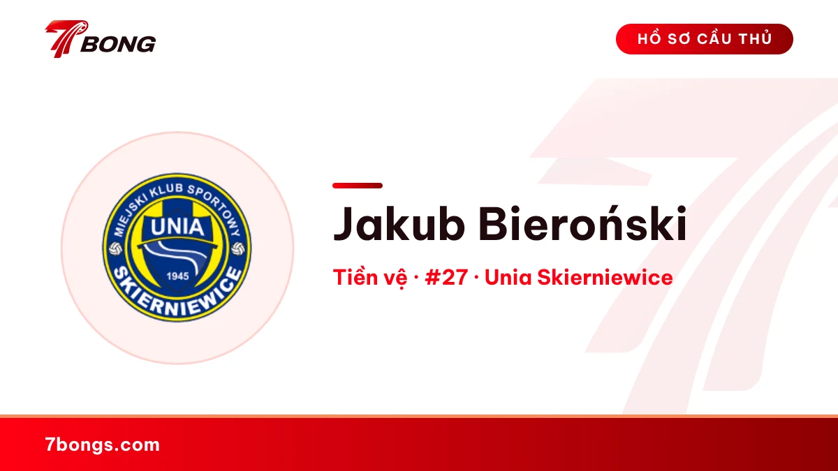Jakub Bieroński — Unia Skierniewice
