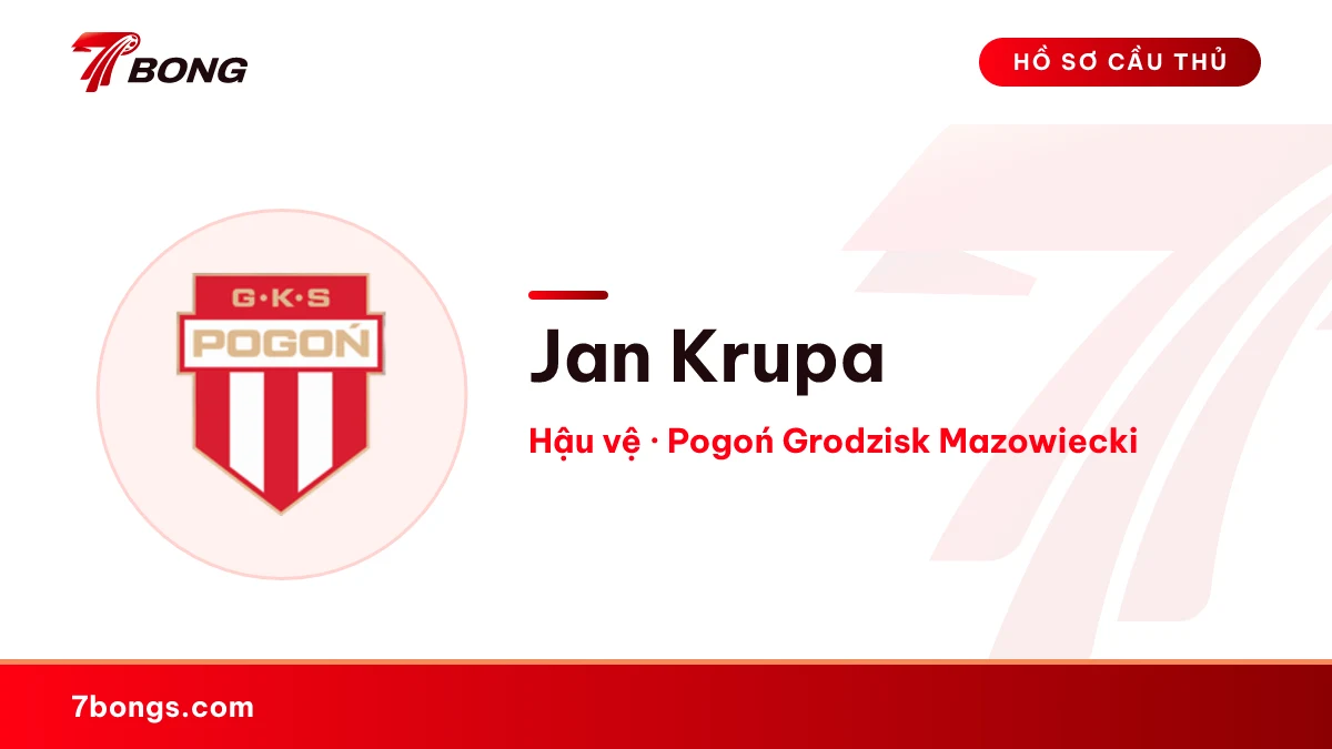 Jan Krupa — Pogoń Grodzisk Mazowiecki