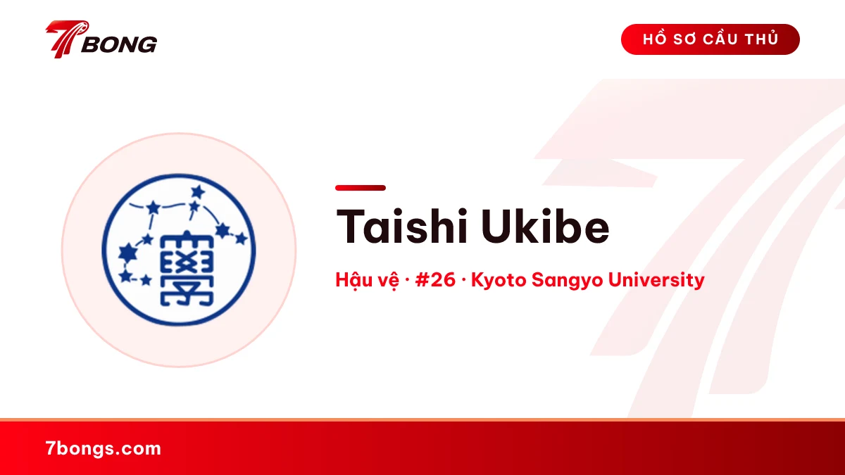 Taishi Ukibe — Kyoto Sangyo University
