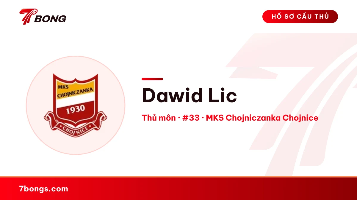 Dawid Lic — MKS Chojniczanka Chojnice