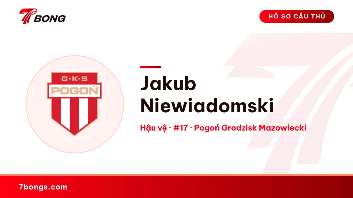 Jakub Niewiadomski — Pogoń Grodzisk Mazowiecki