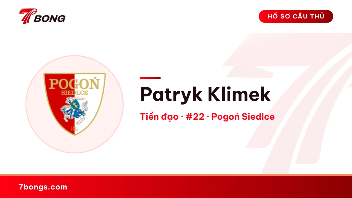 Patryk Klimek — Pogoń Siedlce