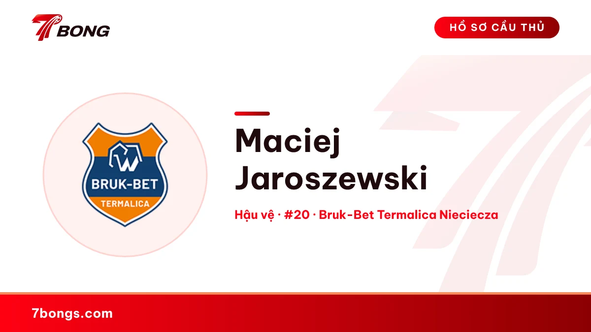 Maciej Jaroszewski — Bruk-Bet Termalica Nieciecza
