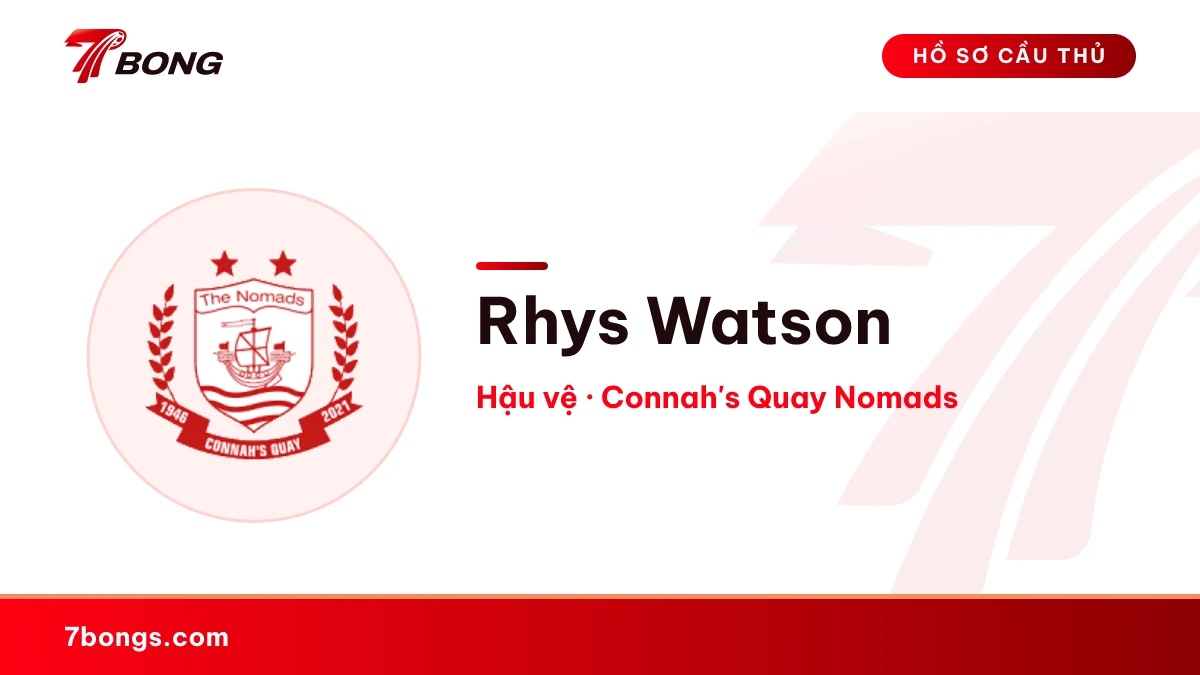 Rhys Watson — Connah's Quay Nomads