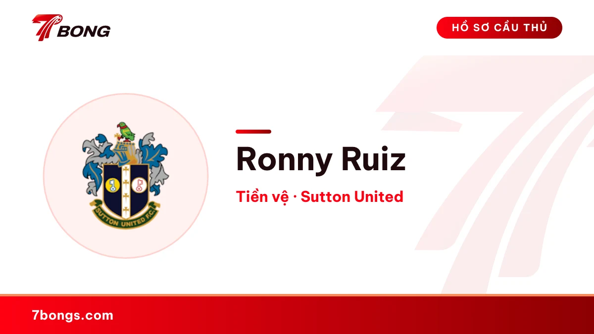 Ronny Ruiz — Sutton United