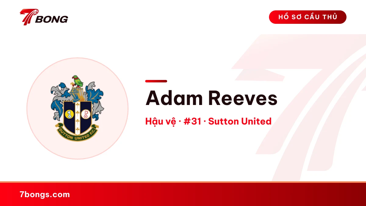 Adam Reeves — Sutton United