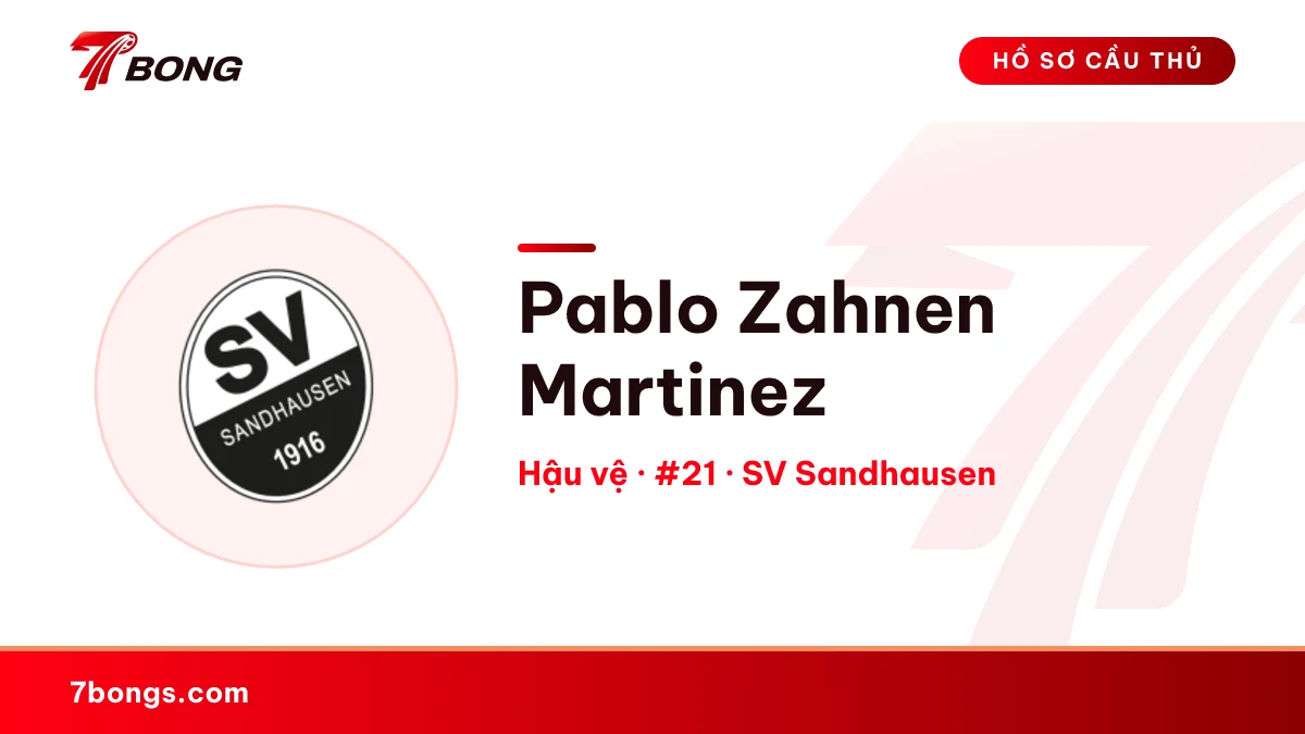 Pablo Zahnen Martinez — SV Sandhausen