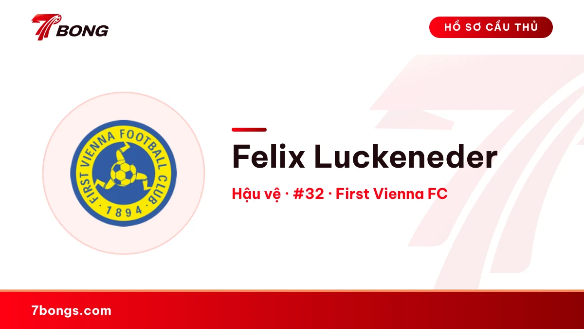 Felix Luckeneder — First Vienna FC