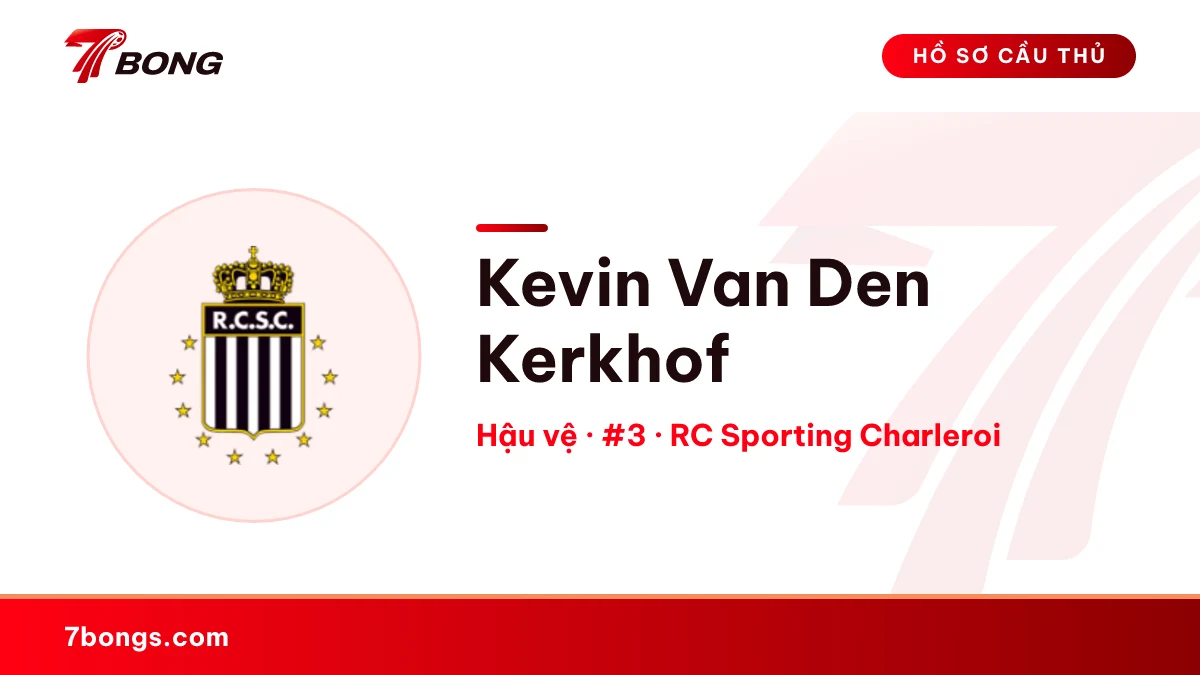 Kevin Van Den Kerkhof — RC Sporting Charleroi