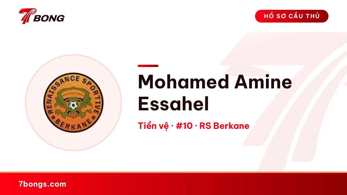 Mohamed Amine Essahel — RS Berkane
