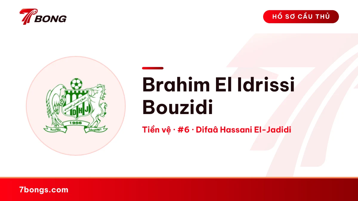 Brahim El Idrissi Bouzidi — Difaâ Hassani El-Jadidi