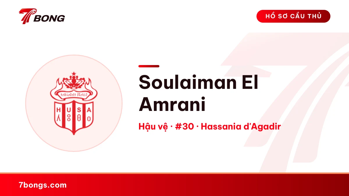 Soulaiman El Amrani — Hassania d'Agadir