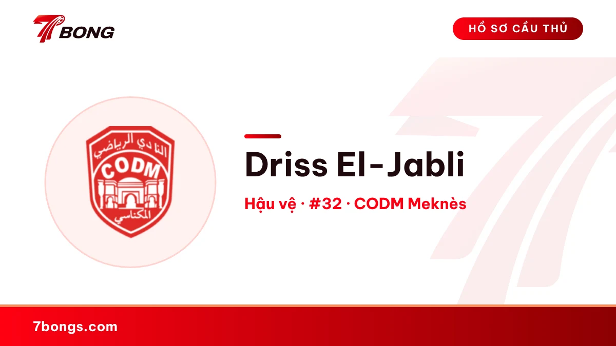 Driss El-Jabli — CODM Meknès