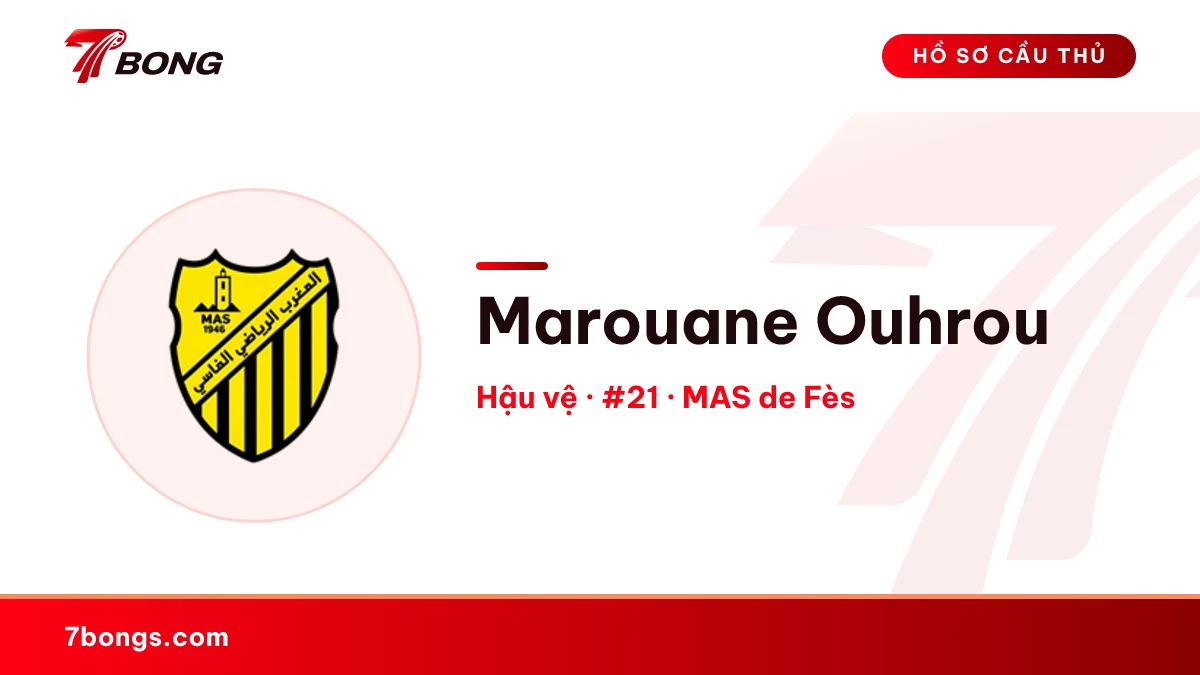 Marouane Ouhrou — MAS de Fès