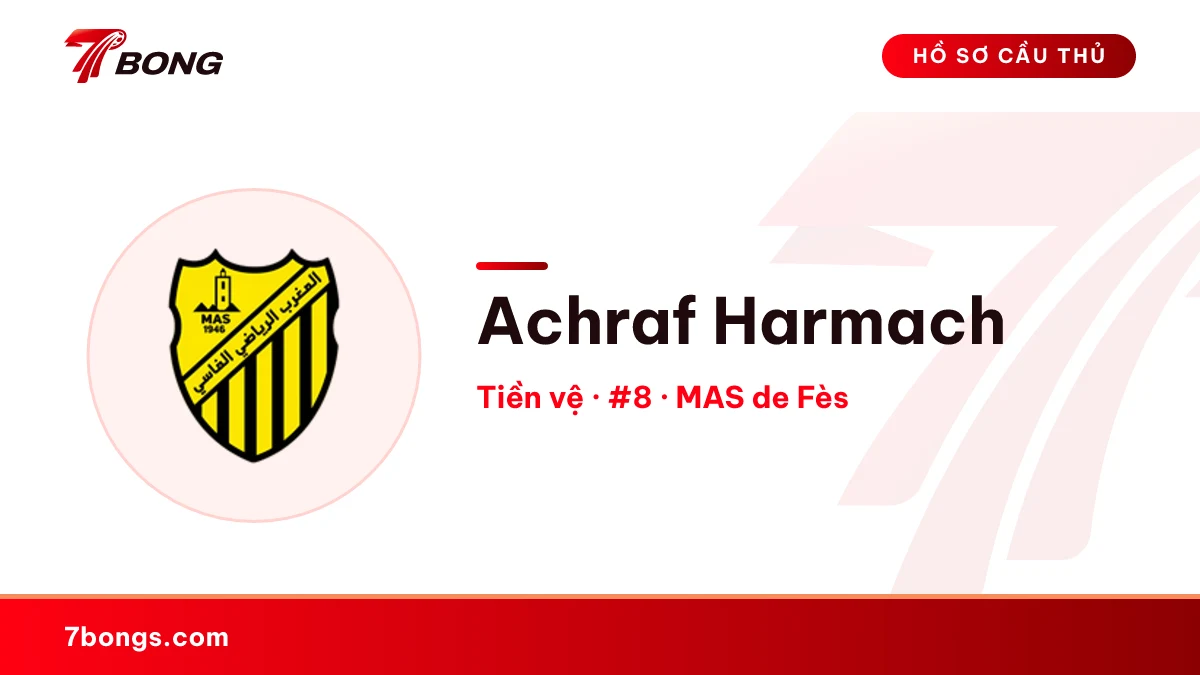 Achraf Harmach — MAS de Fès
