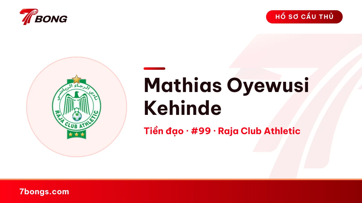 Mathias Oyewusi Kehinde — Raja Club Athletic