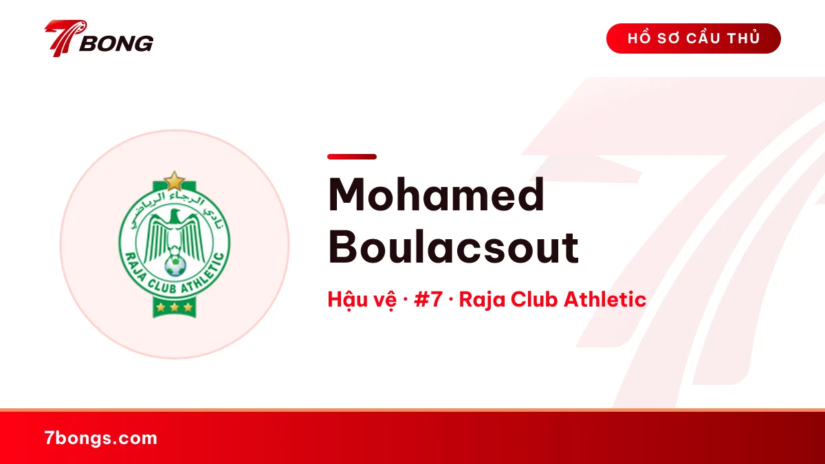 Mohamed Boulacsout — Raja Club Athletic