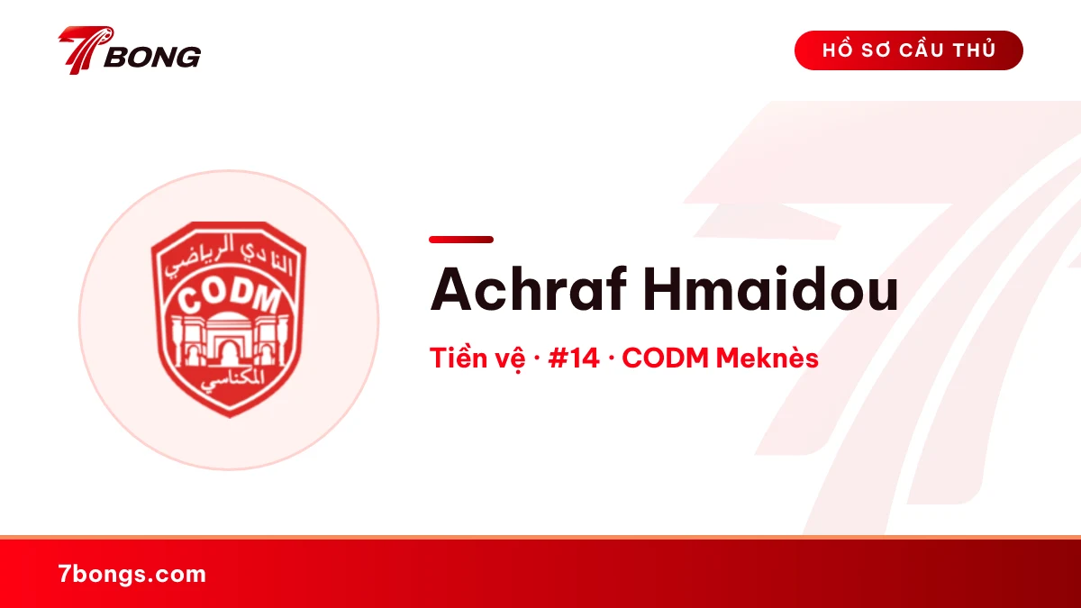 Achraf Hmaidou — CODM Meknès