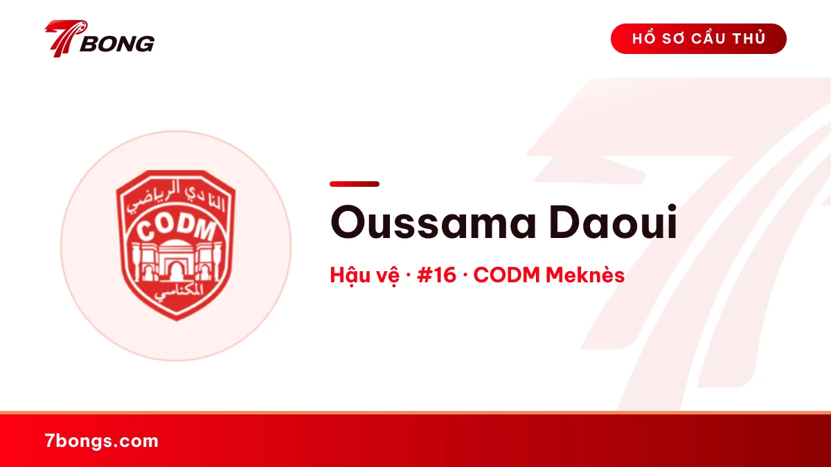Oussama Daoui — CODM Meknès