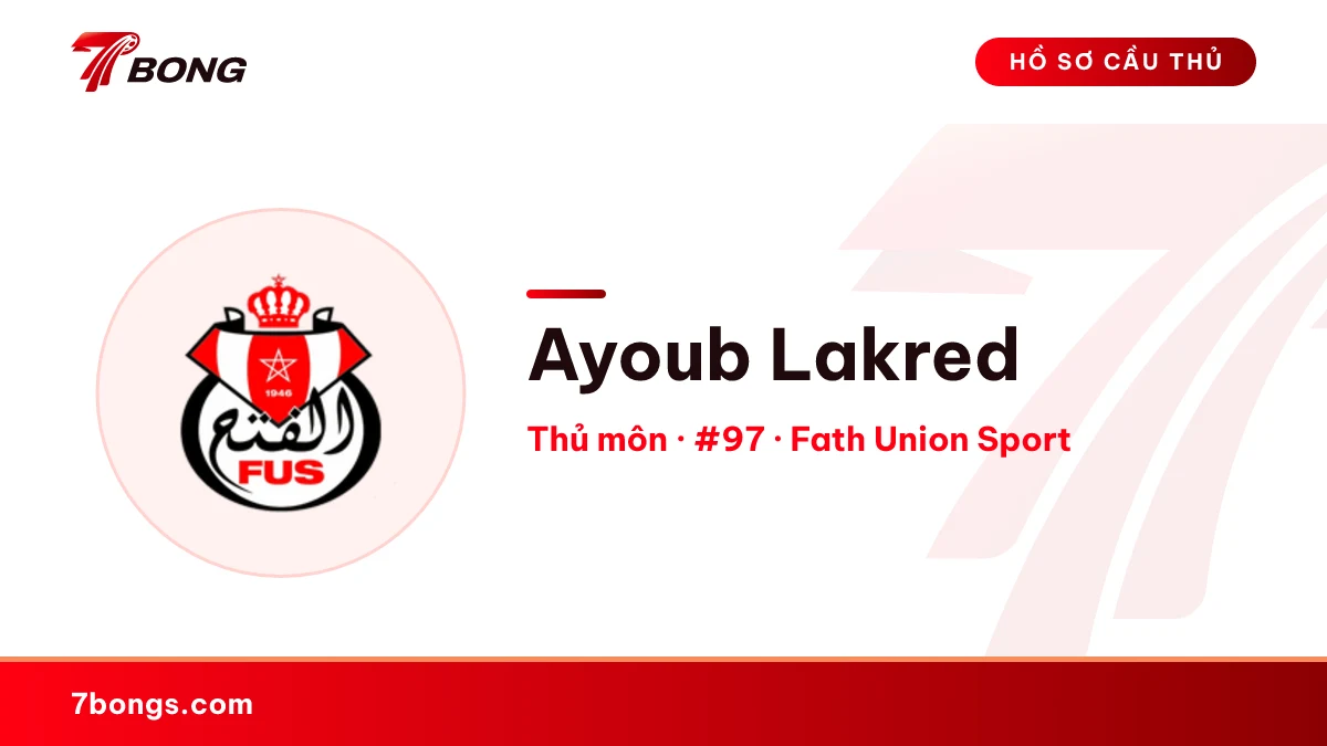 Ayoub Lakred — Fath Union Sport