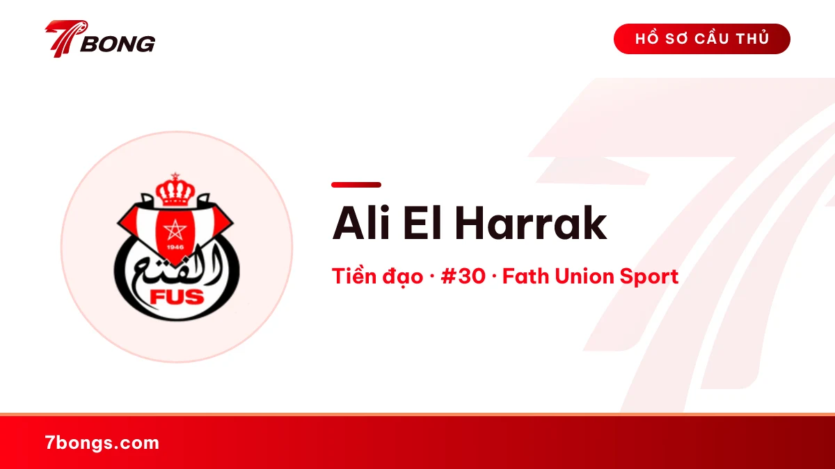 Ali El Harrak — Fath Union Sport