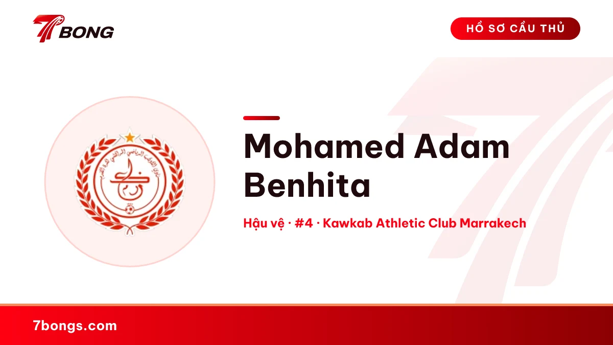Mohamed Adam Benhita — Kawkab Athletic Club Marrakech