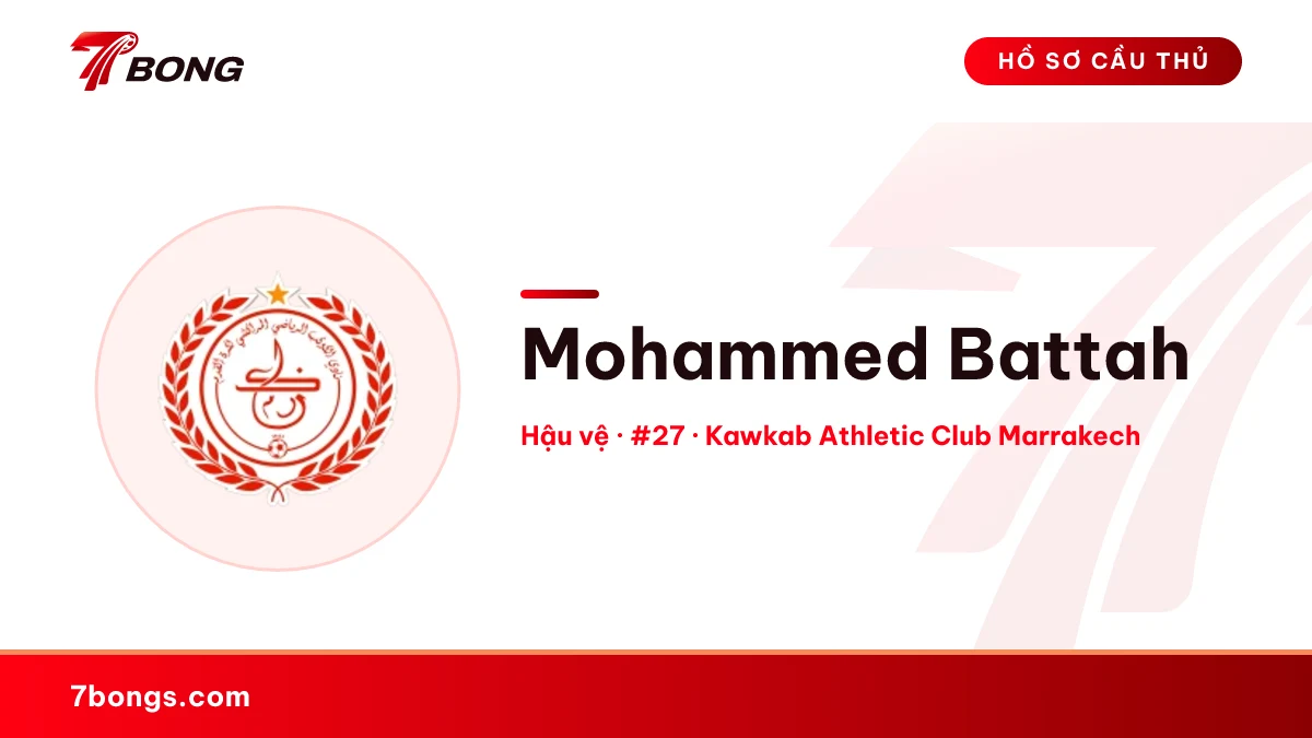 Mohammed Battah — Kawkab Athletic Club Marrakech