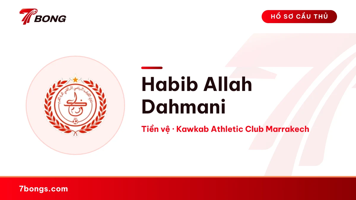 Habib Allah Dahmani — Kawkab Athletic Club Marrakech