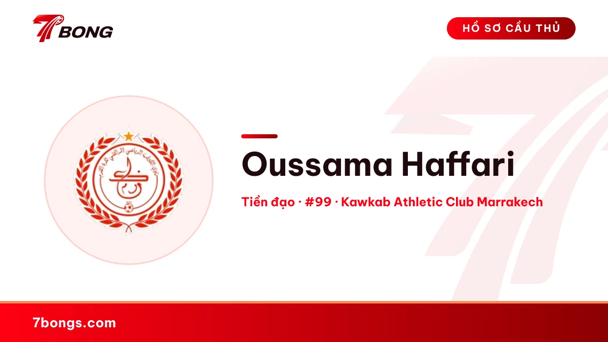 Oussama Haffari — Kawkab Athletic Club Marrakech