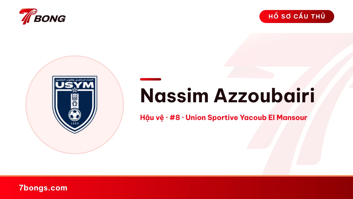 Nassim Azzoubairi — Union Sportive Yacoub El Mansour