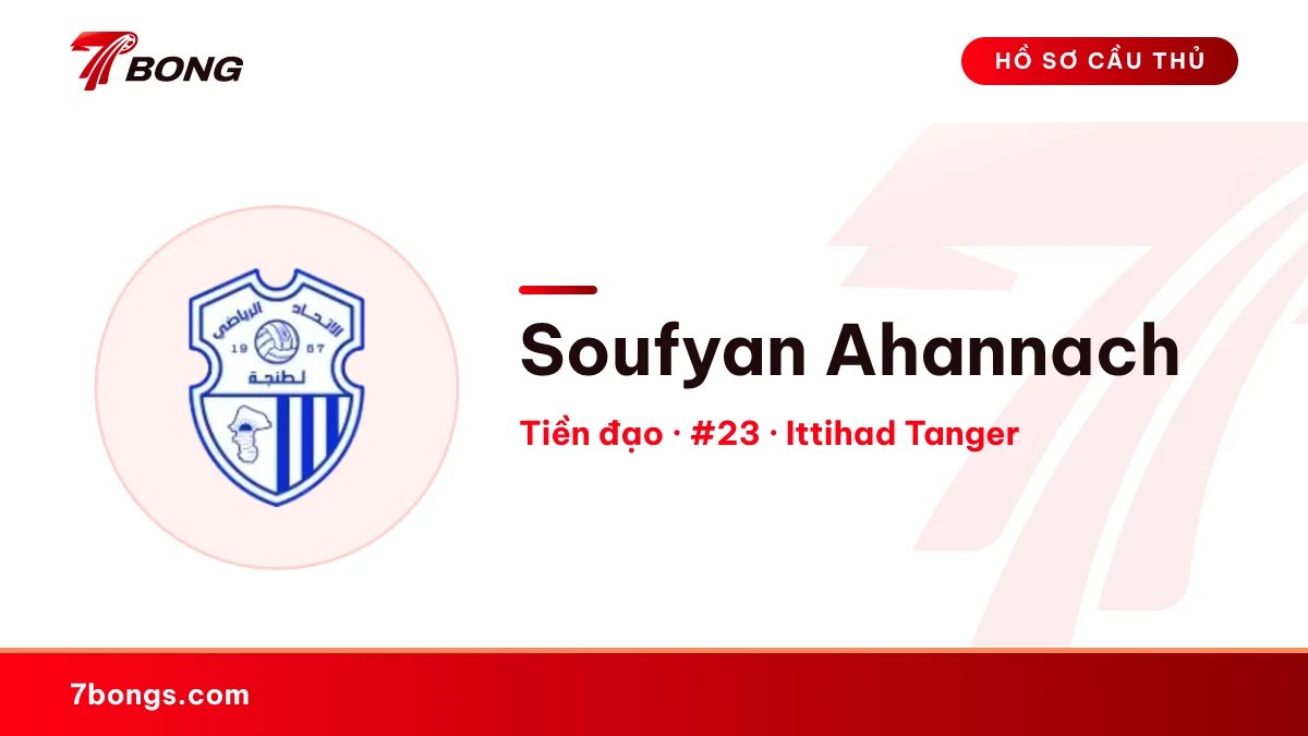 Soufyan Ahannach — Ittihad Tanger