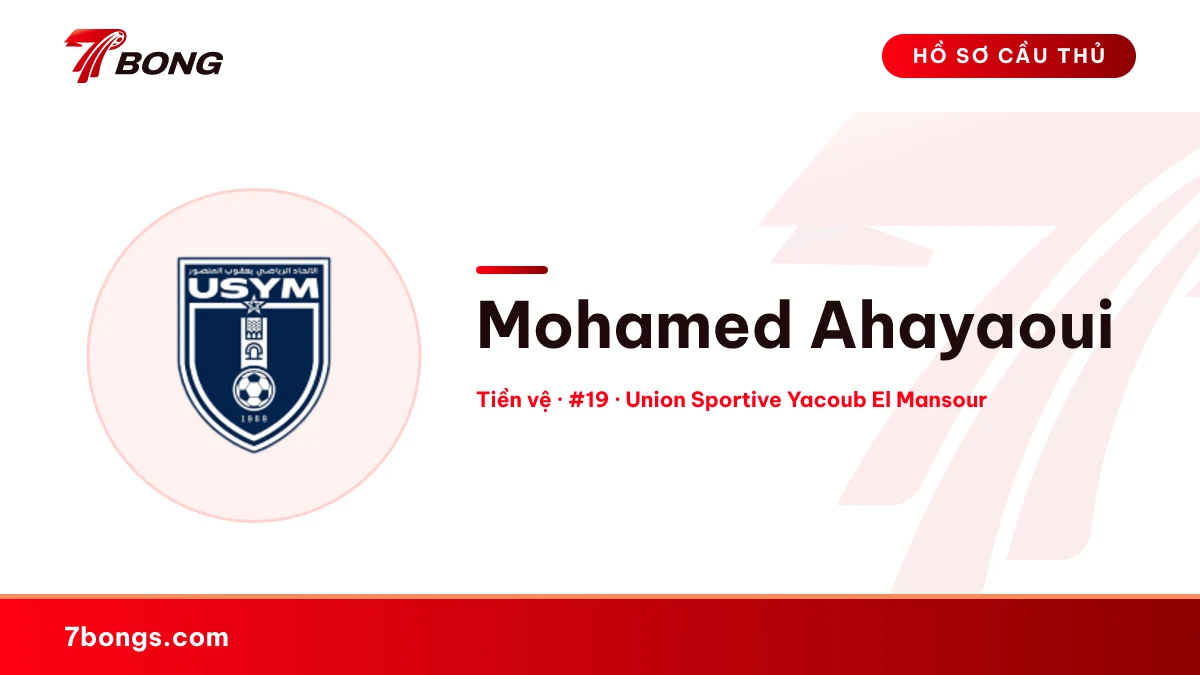 Mohamed Ahayaoui — Union Sportive Yacoub El Mansour