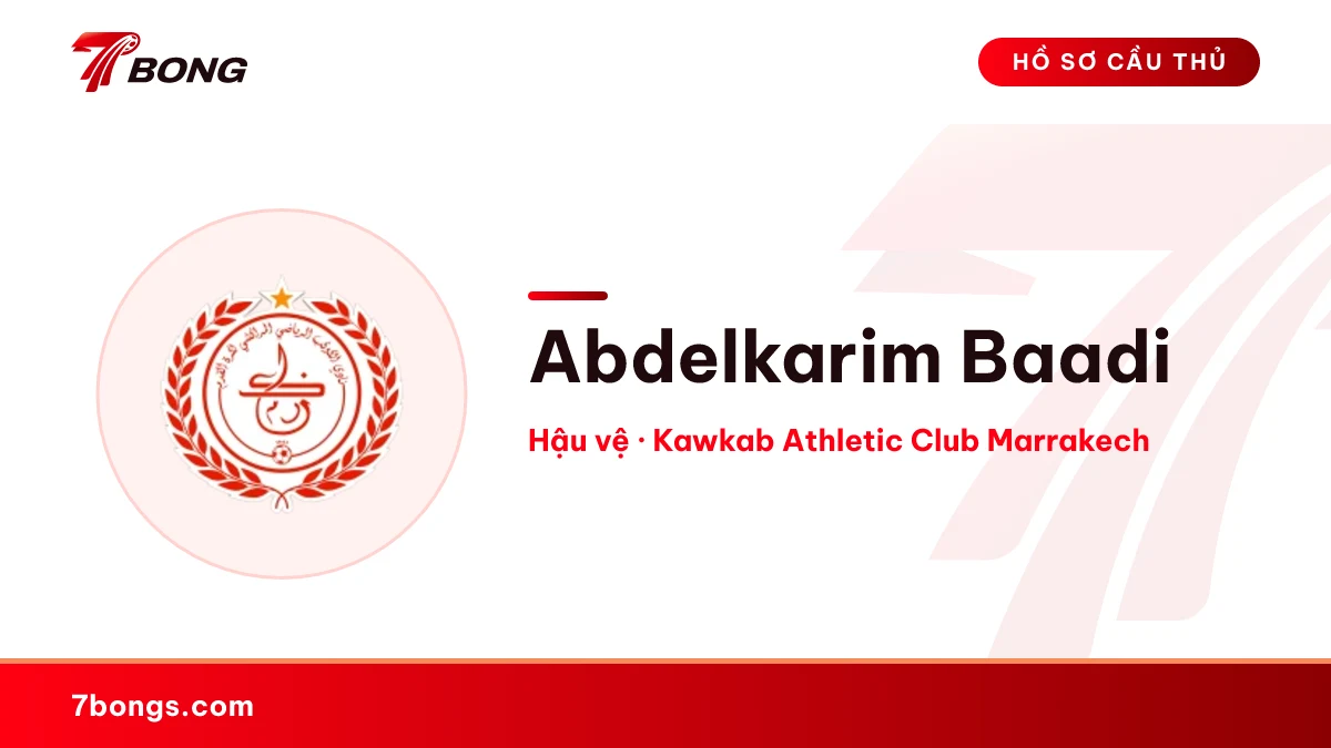 Abdelkarim Baadi — Kawkab Athletic Club Marrakech