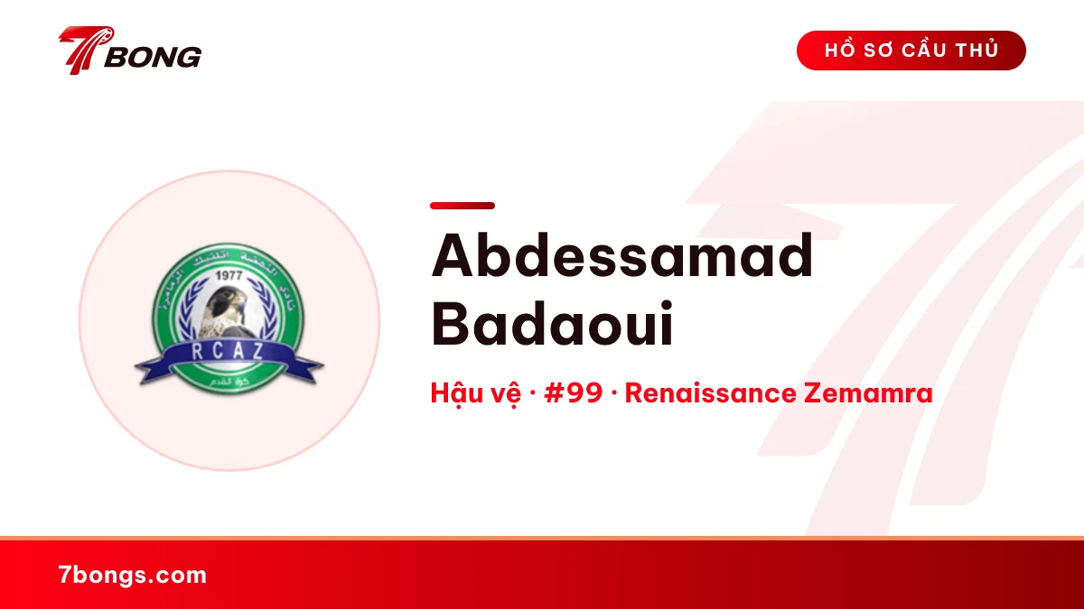 Abdessamad Badaoui — Renaissance Zemamra