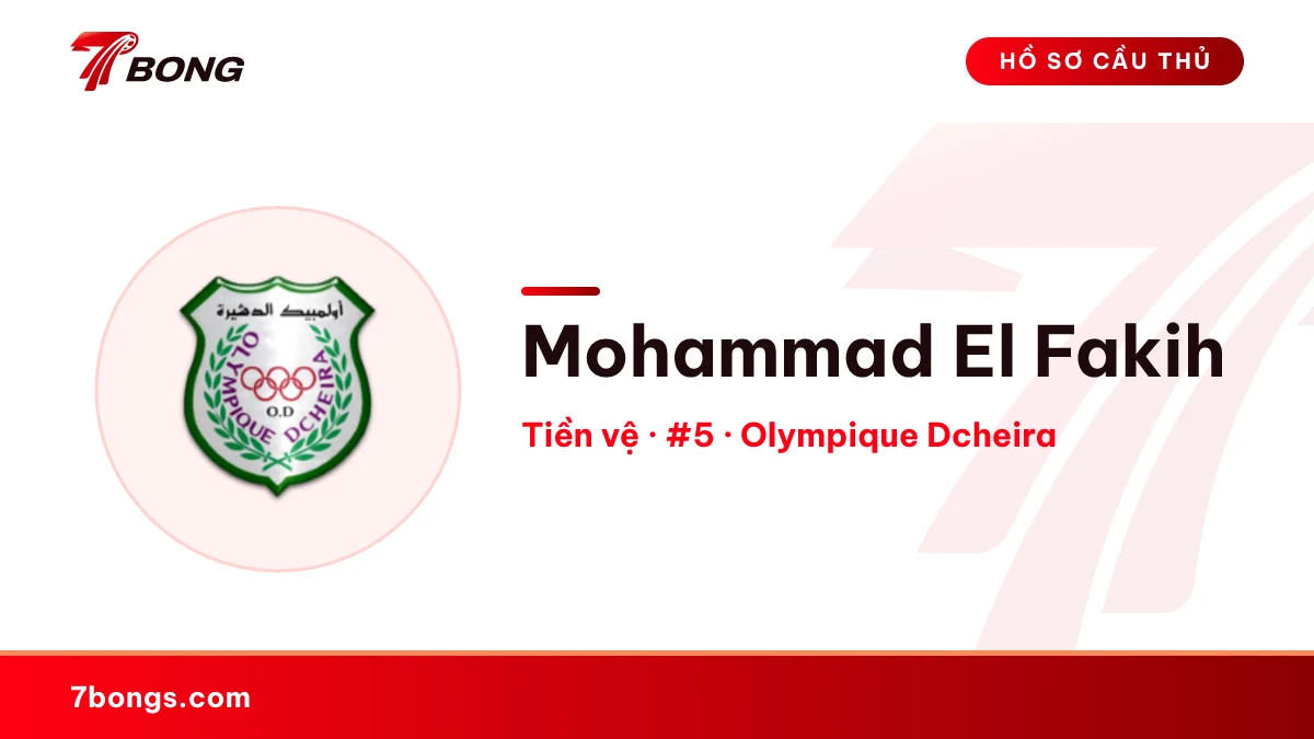 Mohammad El Fakih — Olympique Dcheira