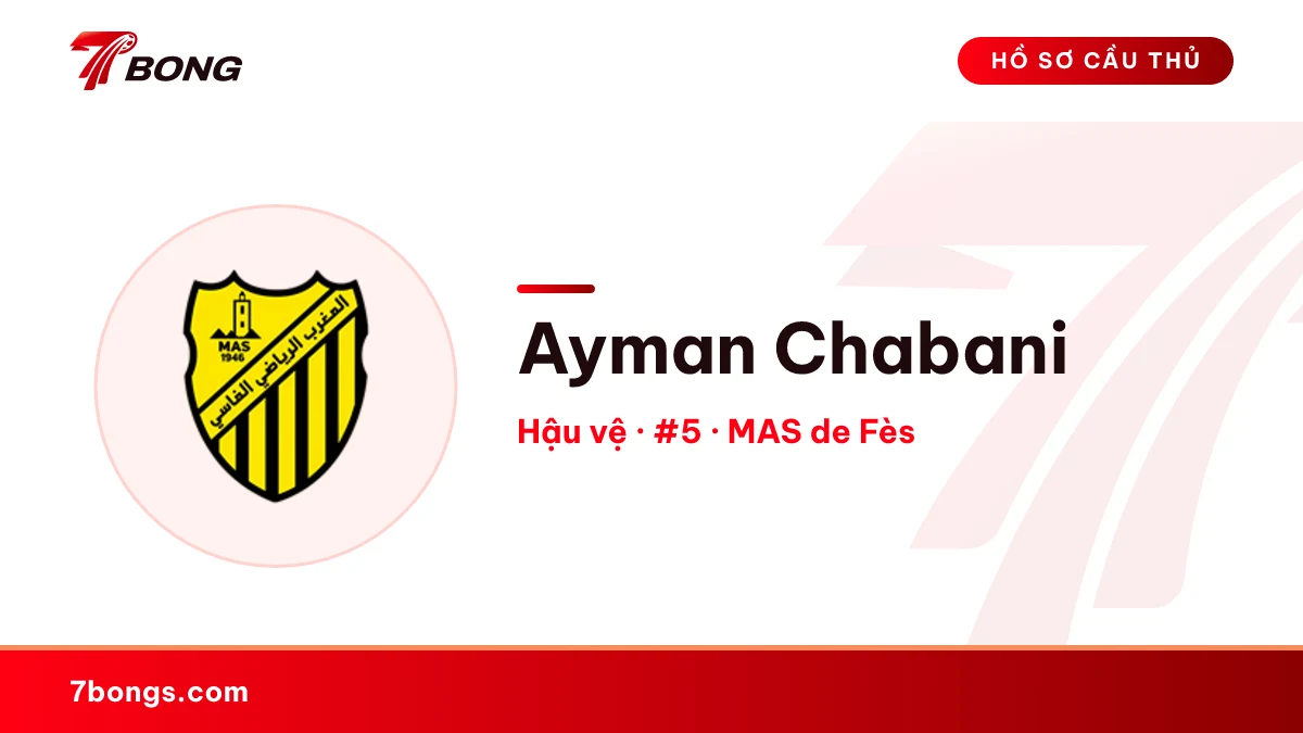 Ayman Chabani — MAS de Fès