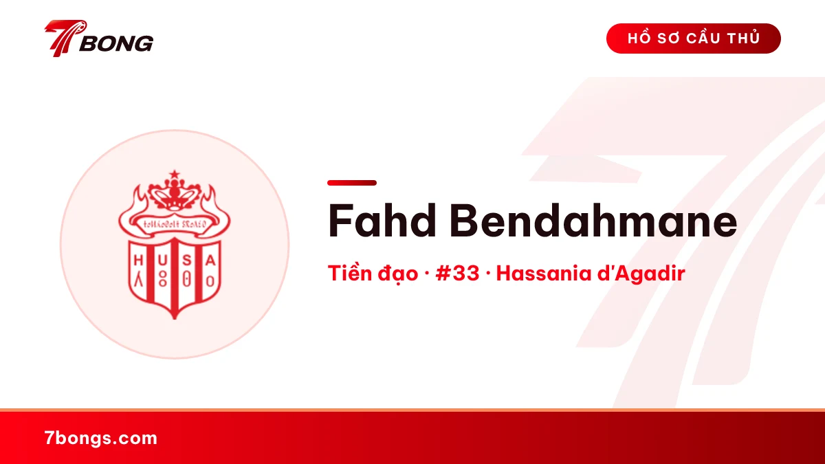 Fahd Bendahmane — Hassania d'Agadir
